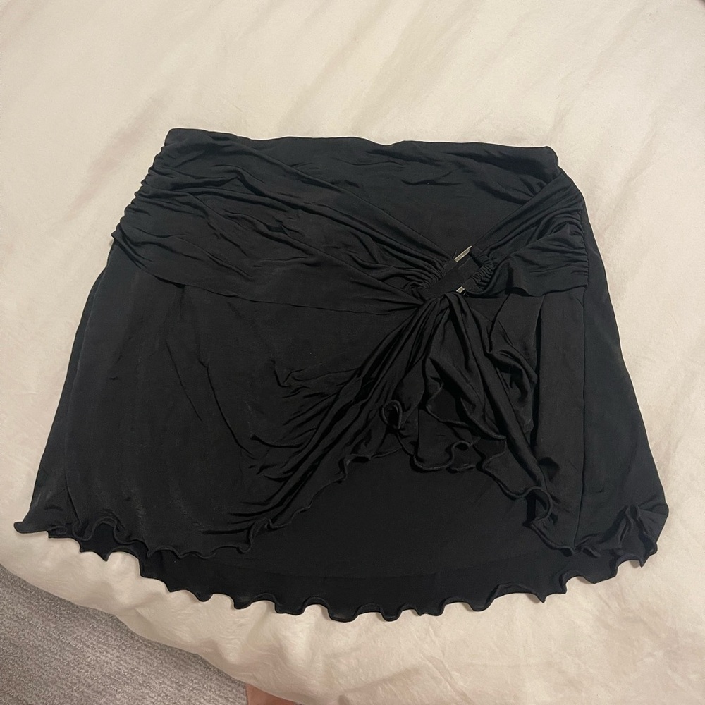 I AM GIA black mini skirt